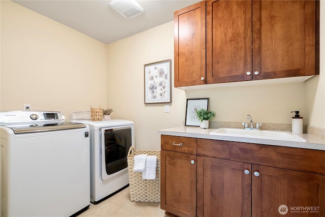 8910 125th Ln NE, Kirkland, WA 98033 - washroom with independent washer and dryer and cabinet space