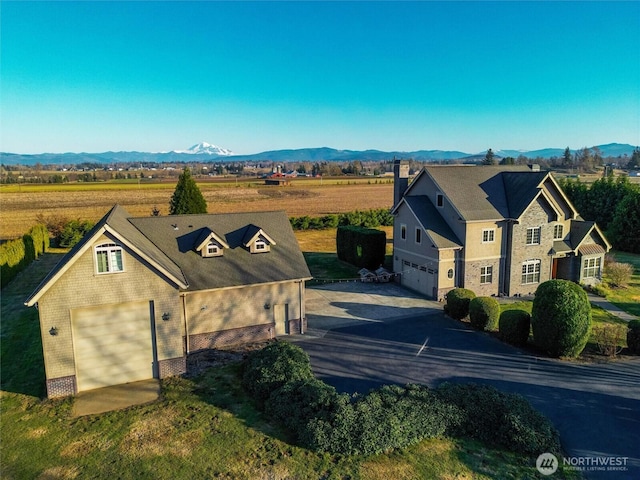 794 W Smith Rd, Bellingham, WA 98226 - aerial view of property and surrounding area featuring a mountain backdrop