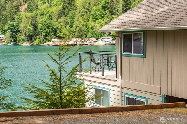 49 Sunny Point Ln, Port Angeles, WA 98363 - water view featuring a forest
