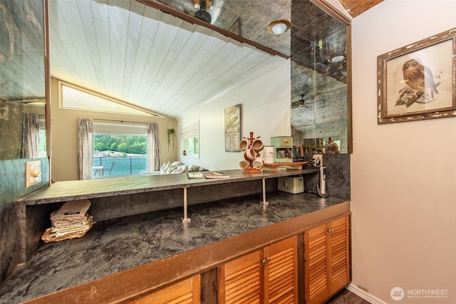 49 Sunny Point Ln, Port Angeles, WA 98363 - bar with vaulted ceiling