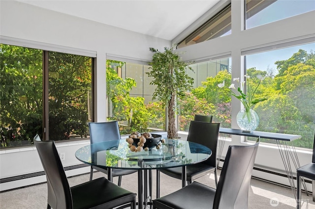 423 99th Ave NE Unit 6, Bellevue, WA 98004 - sunroom / solarium featuring lofted ceiling
