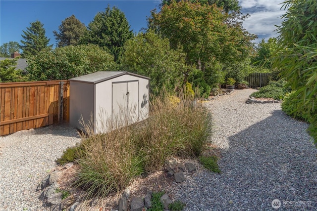 2514 Haines St, Port Townsend, WA 98368 - view of shed with a fenced backyard