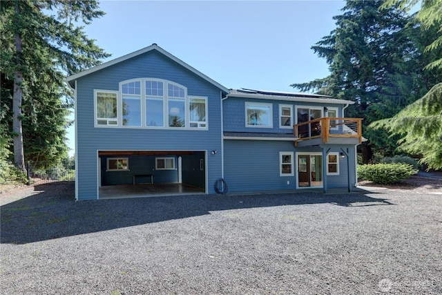 905 Bywater Way, Port Ludlow, WA 98365 - back of property featuring a balcony and driveway