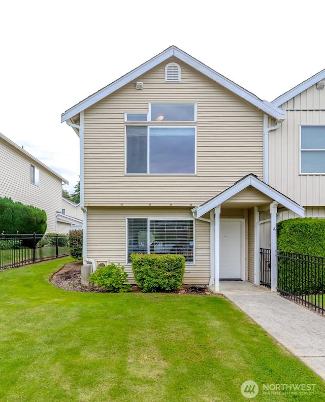 5129 Green Hills Ave NE Unit A, Tacoma, WA 98422 - colonial-style house featuring board and batten siding and driveway
