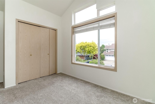 5129 Green Hills Ave NE Unit A, Tacoma, WA 98422 - unfurnished bedroom with carpet flooring, a closet, and baseboards