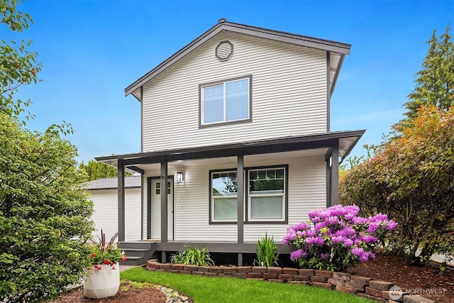 2515 Summit Ave, Everett, WA 98201 - view of front of house with covered porch