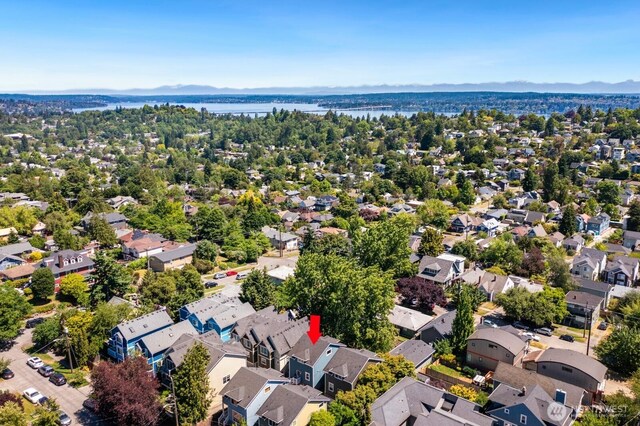 1414 25th Ave Unit B, Seattle, WA 98122 - aerial view of residential area with a large body of water