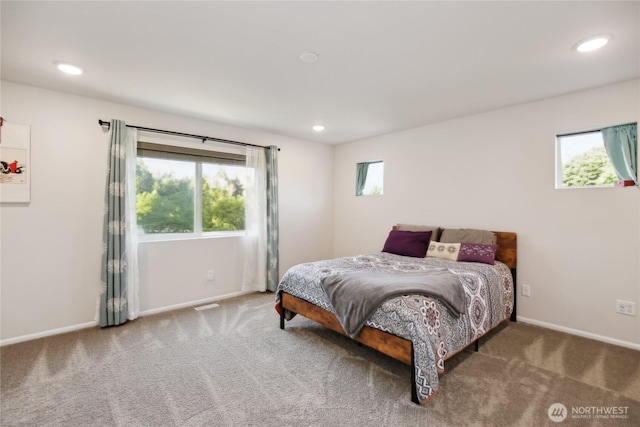 534 Gilbertson Ln SE, Olympia, WA 98501 - carpeted bedroom featuring baseboards and recessed lighting