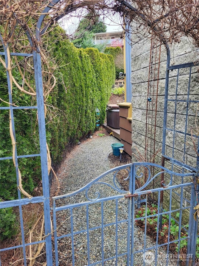 8145 Chehalis Rd, Blaine, WA 98230 - view of yard featuring a gate