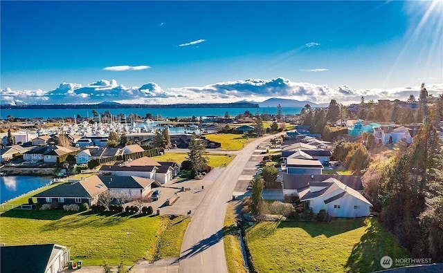 8145 Chehalis Rd, Blaine, WA 98230 - aerial view of residential area featuring a nearby body of water