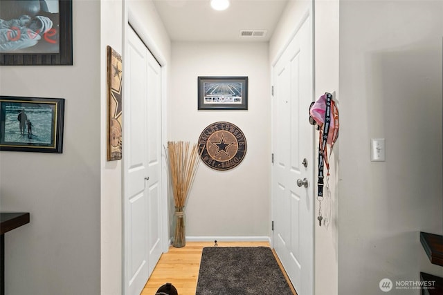 6600 Carolina St SE, Lacey, WA 98513 - doorway with wood finished floors and baseboards