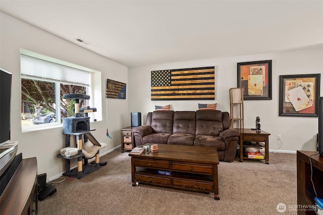 6600 Carolina St SE, Lacey, WA 98513 - carpeted living area featuring baseboards