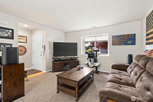 6600 Carolina St SE, Lacey, WA 98513 - living room featuring carpet floors and baseboards