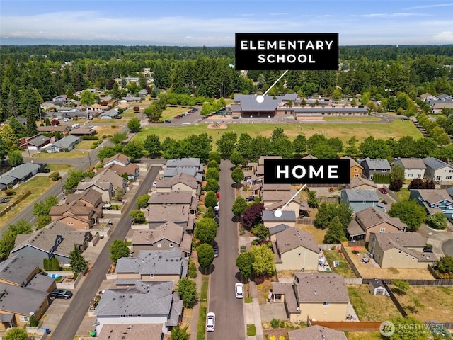 6600 Carolina St SE, Lacey, WA 98513 - aerial perspective of suburban area