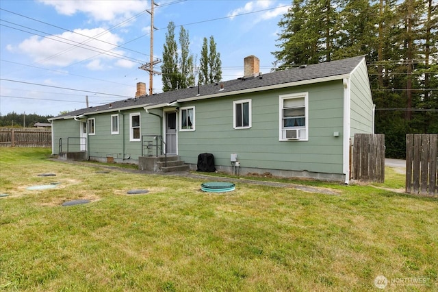 4191 N Imperial Ln, Oak Harbor, WA 98277 - rear view of house featuring a chimney