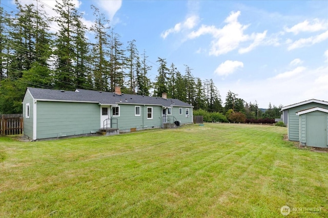 4191 N Imperial Ln, Oak Harbor, WA 98277 - back of house with a chimney