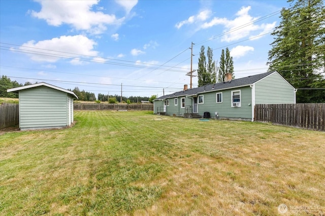 4191 N Imperial Ln, Oak Harbor, WA 98277 - view of yard with entry steps and an outdoor structure
