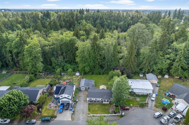 16210 118th Avenue Ct E, Puyallup, WA 98374 - aerial perspective of suburban area featuring a forest