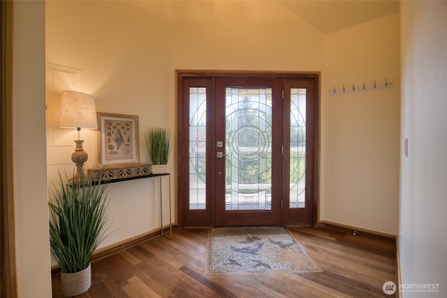 144 Sand Dune Ave SW, Ocean Shores, WA 98569 - entrance foyer featuring wood finished floors and baseboards