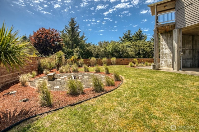 144 Sand Dune Ave SW, Ocean Shores, WA 98569 - view of yard featuring a balcony and a patio area