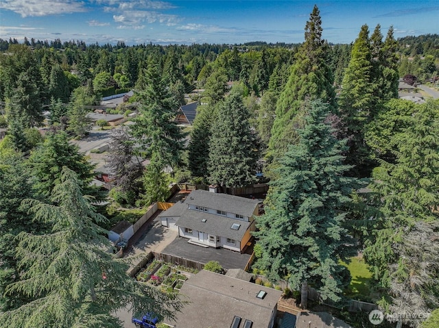 16828 Ambaum Blvd S, Burien, WA 98148 - aerial overview of property's location featuring a heavily wooded area