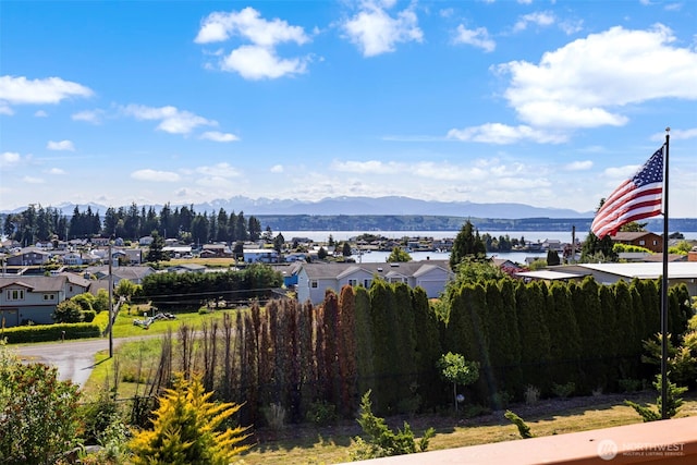 37981 Hood Canal Dr NE, Hansville, WA 98340 - mountain view featuring a nearby body of water