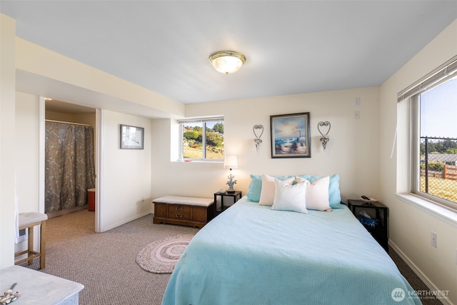 37981 Hood Canal Dr NE, Hansville, WA 98340 - bedroom with light colored carpet and baseboards
