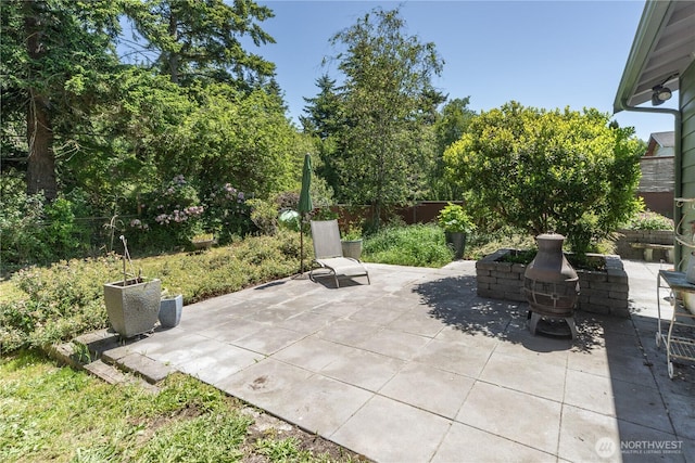 4404 Lopez St, Port Townsend, WA 98368 - fenced backyard featuring a patio area