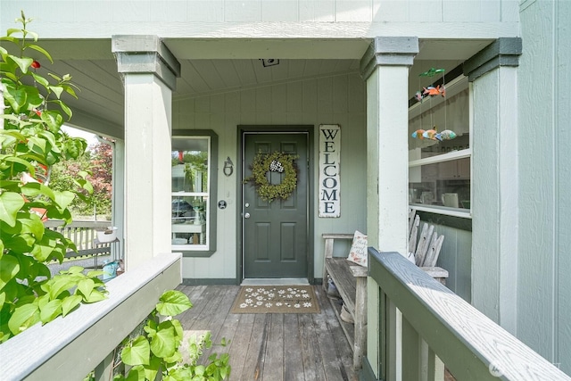10419 Sandridge Rd, Long Beach, WA 98631 - doorway to property with covered porch