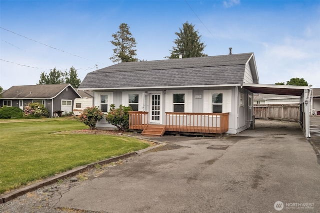 1863 Loraine St, Enumclaw, WA 98022 - colonial inspired home featuring roof with shingles, a gambrel roof, an attached carport, and driveway