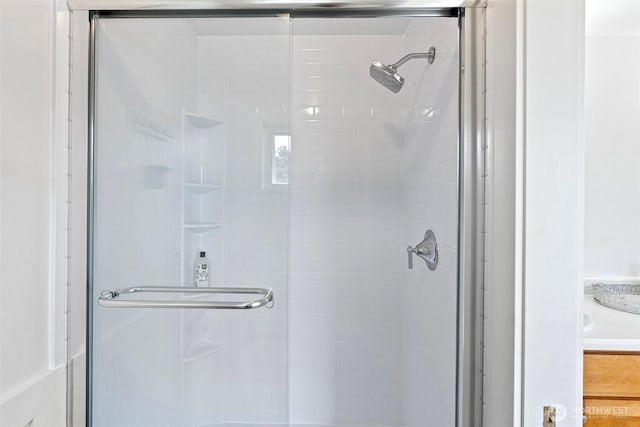 1747 Parade Grounds Ave NE, Bainbridge Island, WA 98110 - full bath featuring a shower stall