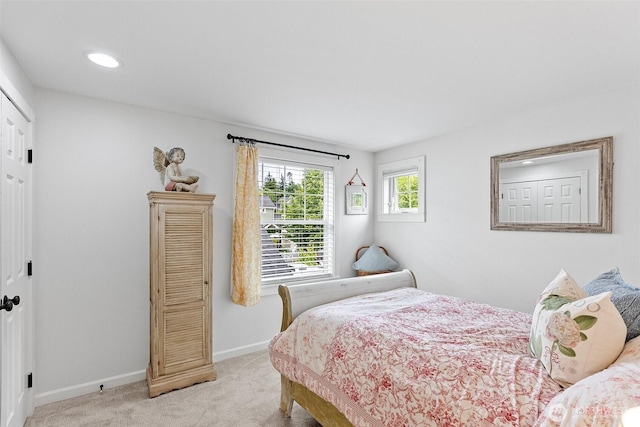 1747 Parade Grounds Ave NE, Bainbridge Island, WA 98110 - carpeted bedroom with baseboards and recessed lighting