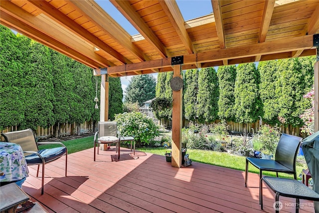1102 SW 348th Pl, Federal Way, WA 98023 - view of wooden deck
