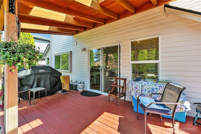 1102 SW 348th Pl, Federal Way, WA 98023 - wooden deck with a grill