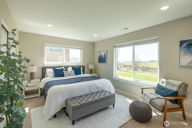 26602 N Rothrock Rd, Prosser, WA 99350 - carpeted bedroom with recessed lighting