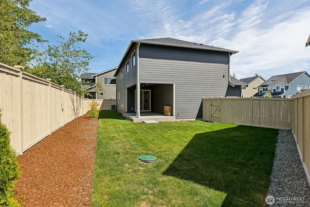 16617 8th Avenue Ct E Unit 9, Spanaway, WA 98387 - back of house with a patio area and a fenced backyard
