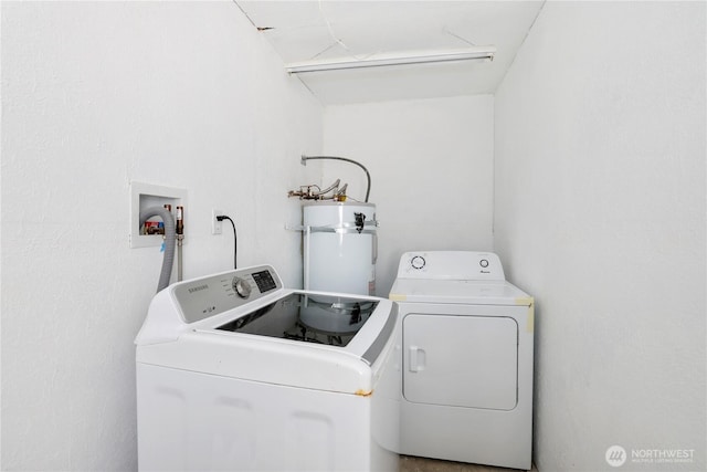 31012 151st Ave SE, Kent, WA 98042 - laundry area featuring independent washer and dryer and secured water heater