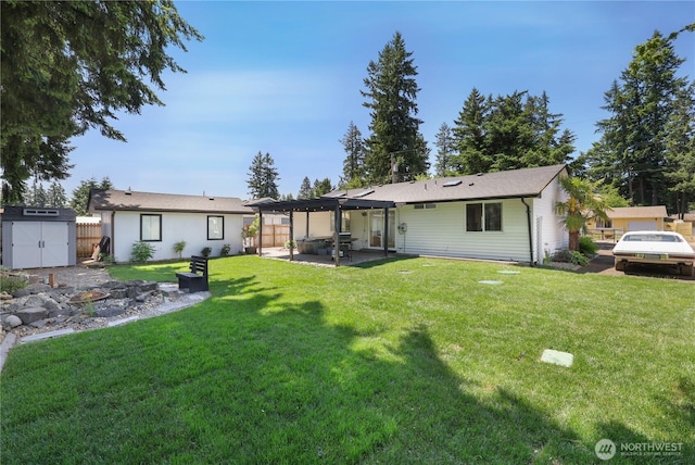 31012 151st Ave SE, Kent, WA 98042 - rear view of house with a patio area and a pergola