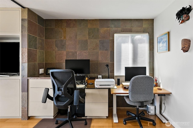 8005 Sand Point Way NE Unit A41, Seattle, WA 98115 - office with light wood-type flooring