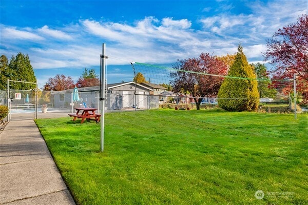 7530 Birch Bay Dr Unit 206, Blaine, WA 98230 - view of yard featuring volleyball court