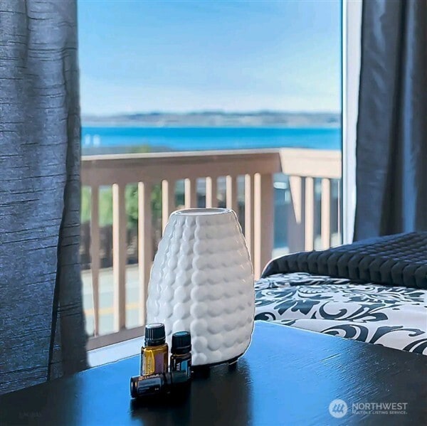 7530 Birch Bay Dr Unit 206, Blaine, WA 98230 - balcony featuring a water view