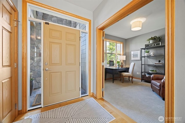 367 E Silverado Ct, Bellingham, WA 98226 - foyer featuring light wood-style flooring and baseboards