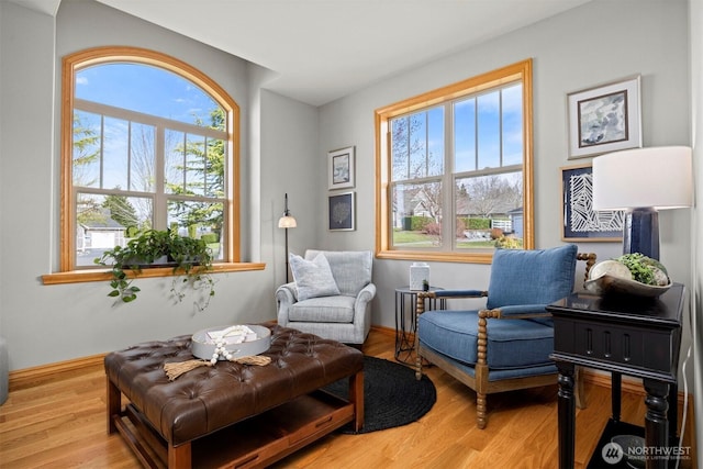 367 E Silverado Ct, Bellingham, WA 98226 - living area featuring light wood-type flooring and baseboards