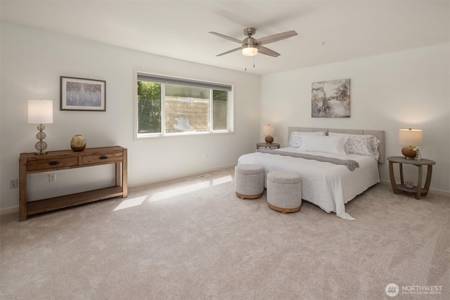 328 210th St SE, Bothell, WA 98021 - bedroom featuring carpet flooring and ceiling fan