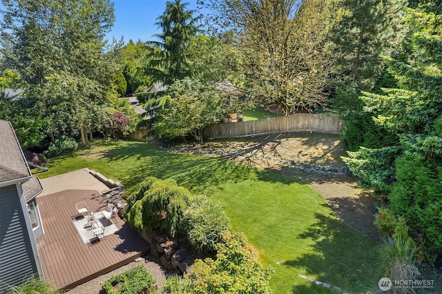 328 210th St SE, Bothell, WA 98021 - view of yard with a deck