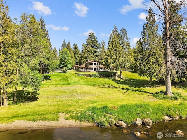 34214 102nd Ave S, Roy, WA 98580 - view of grassy yard featuring a water view