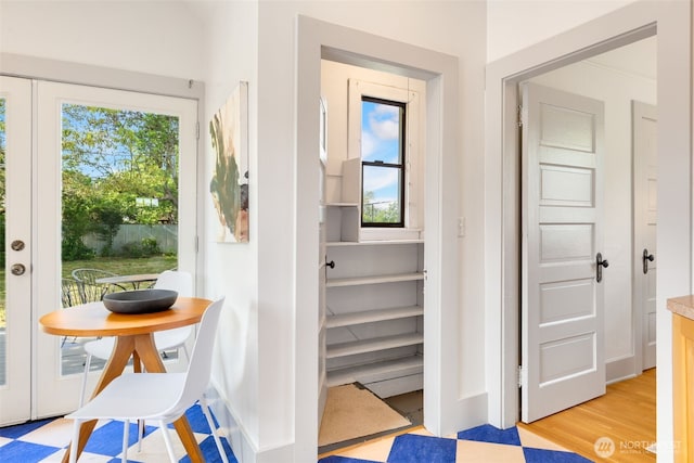 4340S Bennett, Seattle, WA 98118 - doorway to outside with healthy amount of natural light and light wood finished floors