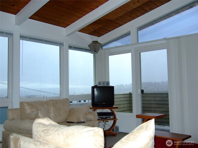 2513 13th Ave W, Seattle, WA 98119 - living room featuring wooden ceiling