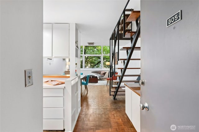 1000 Union St Unit 305, Seattle, WA 98101 - hall with stairway