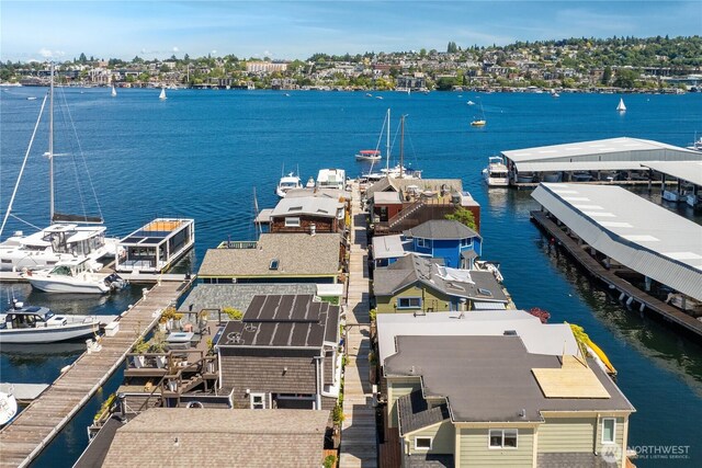 2420 Westlake Ave N Unit 11, Seattle, WA 98109 - dock featuring a water view
